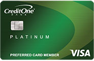 Credit One Bank® Platinum Visa® for Rebuilding Credit