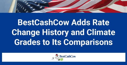 BestCashCow Adds Rate Change History and Climate Grades to Its In-Depth Bank Comparison Resources
