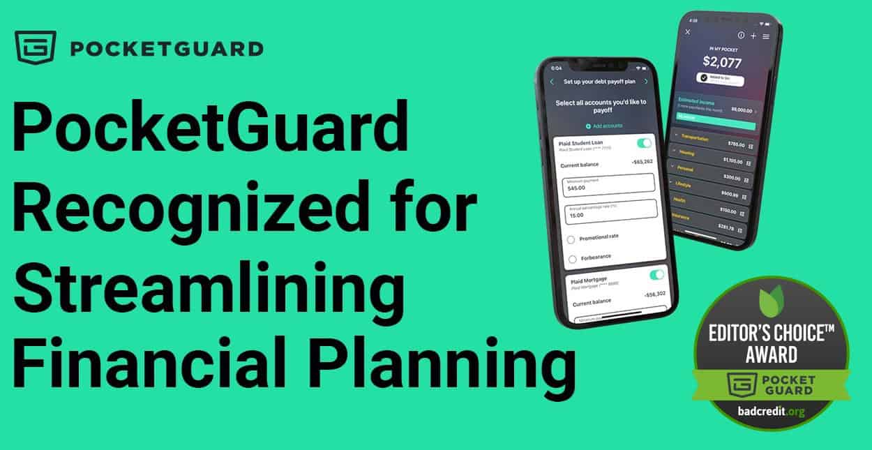PocketGuard AllinOne Budgeting App Recognized for Streamlining