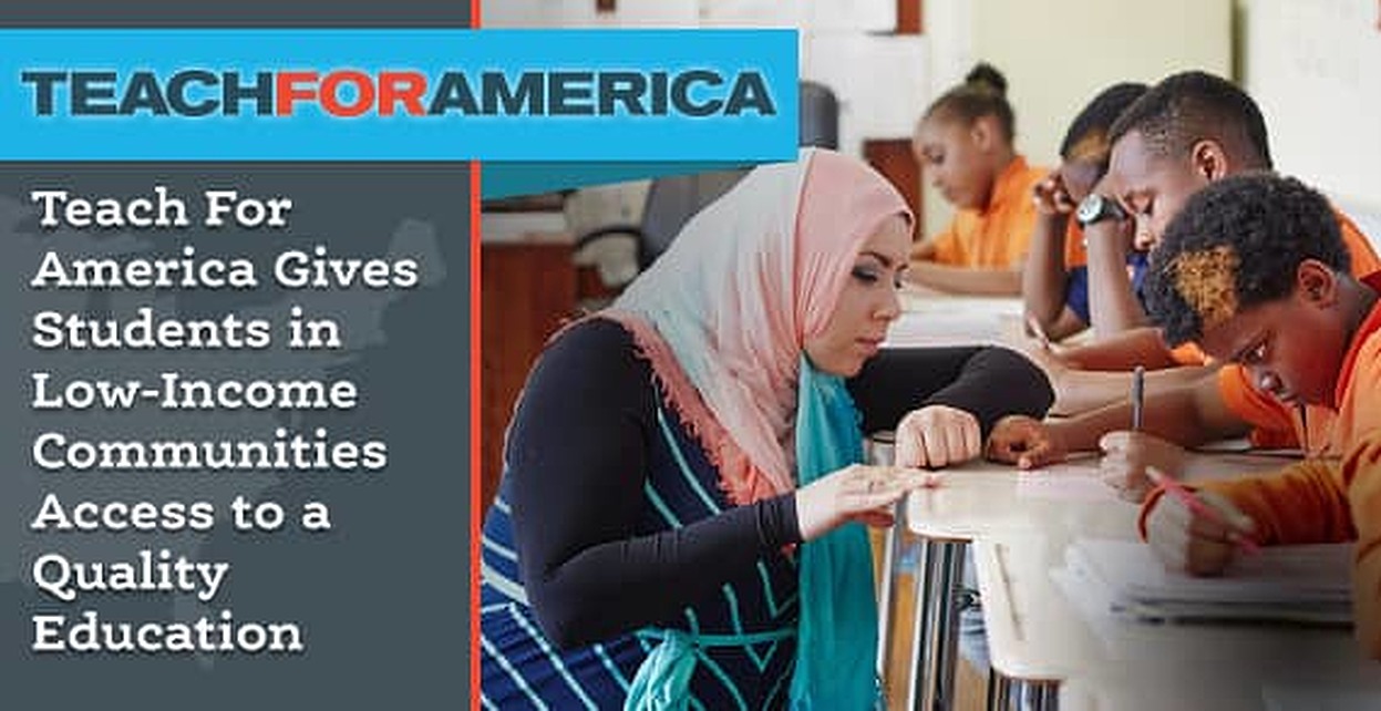 Teach For America Gives Students in Communities Access to a