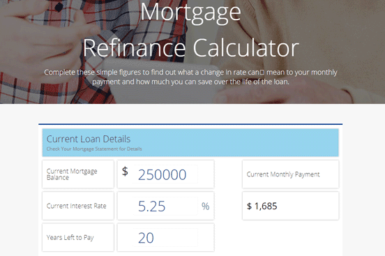 refinance calculator f